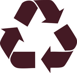 recycle symbol on a white background