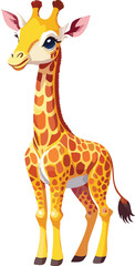 Fototapeta premium giraffe vector illustration