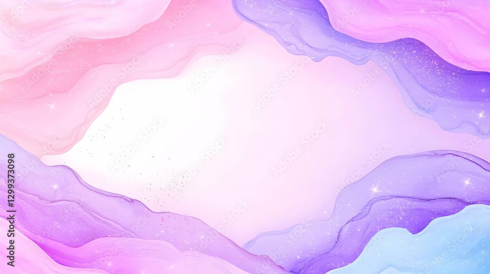 Poster colorful abstract background with soft flowing waves and textures