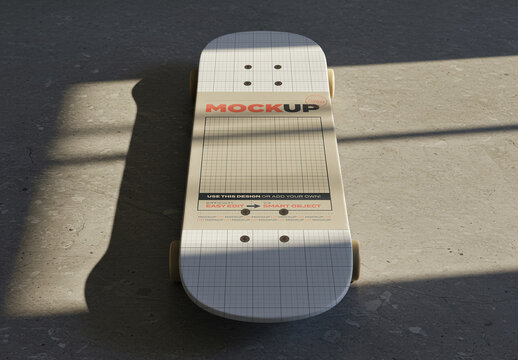 Top of Skate Design Mockup