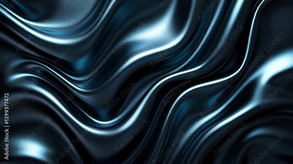 Aufkleber flowing silk fabric with shimmering highlights for background texture in design use