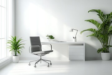 Modern Minimalist Office Space Design