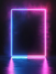 A pristine white backdrop displays a holographic sticker mockup, featuring a glossy finish that accentuates intricate designs, suitable for product promotion and branding