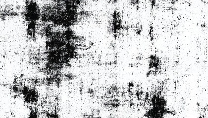 Grunge black and white seamless pattern. Monochrome abstract texture. Background of cracks, scuffs, chips, stains, ink spots, lines. Grunge pattern. 