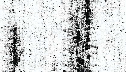 Fototapeta premium Grunge black and white seamless pattern. Monochrome abstract texture. Background of cracks, scuffs, chips, stains, ink spots, lines. Grunge pattern. 