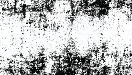 Grunge black and white seamless pattern. Monochrome abstract texture. Background of cracks, scuffs, chips, stains, ink spots, lines. Grunge pattern. 
