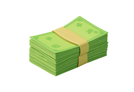 Money cash finance icon 3d illustration