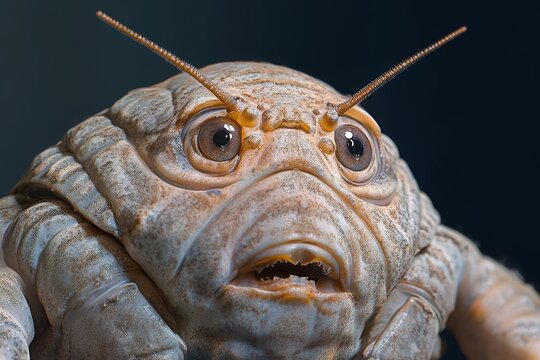 A close up image of a strange invertebrate creature