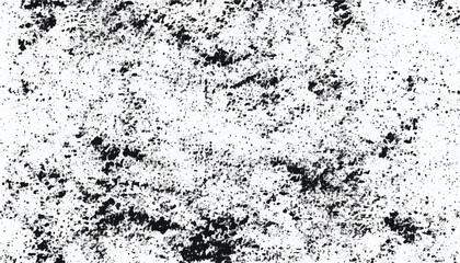 Grunge black and white seamless pattern. Monochrome abstract texture. Background of cracks, scuffs, chips, stains, ink spots, lines. Grunge pattern. 