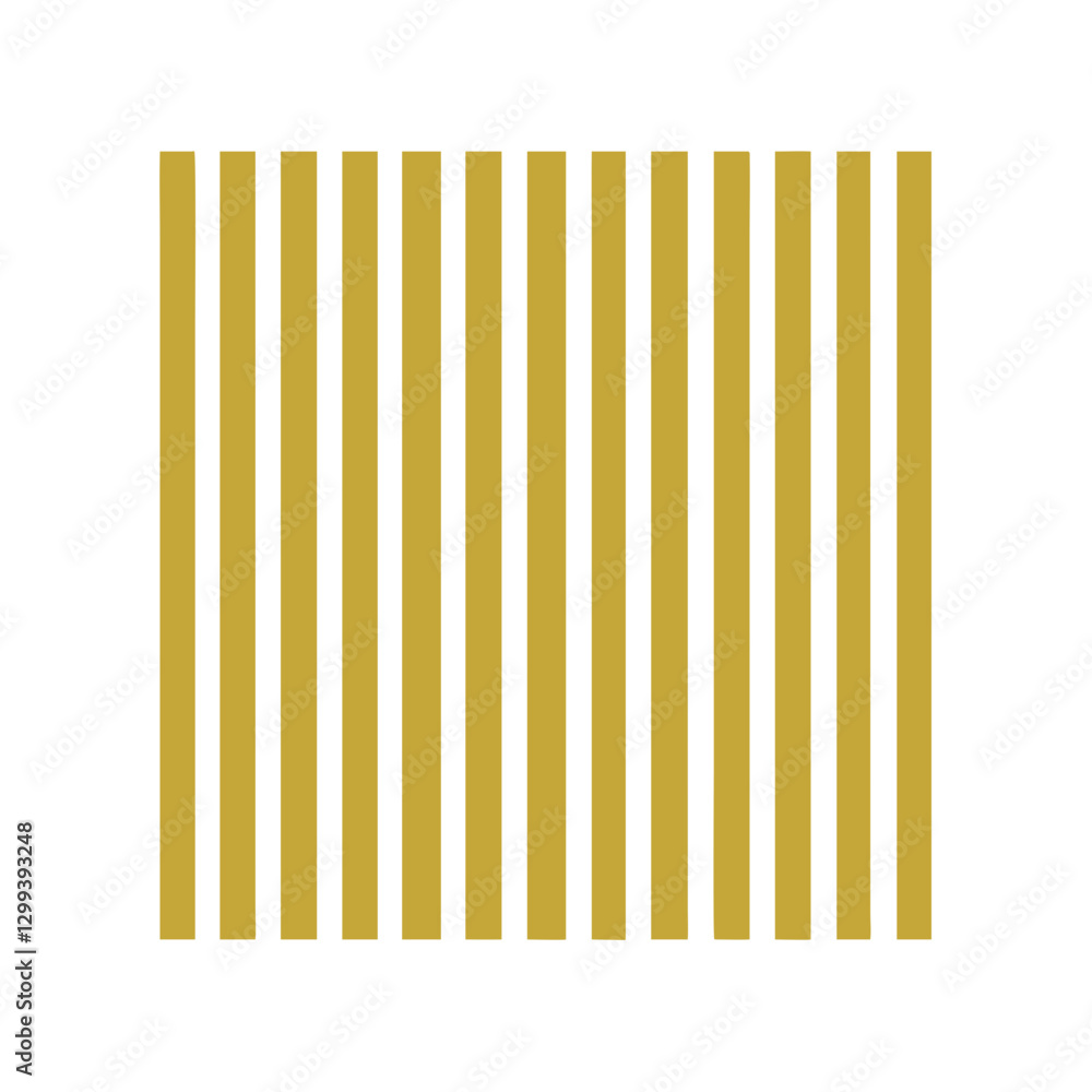 Poster a pattern of vertical stripes in gold color. the parallel lines create a sense of order, sophisticat