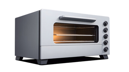Obraz premium Compact Modern Electric Oven, Kitchen Appliance, Baking, Cooking, Home Device