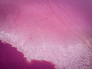 pink lake in the goldfields of esperance western australia
