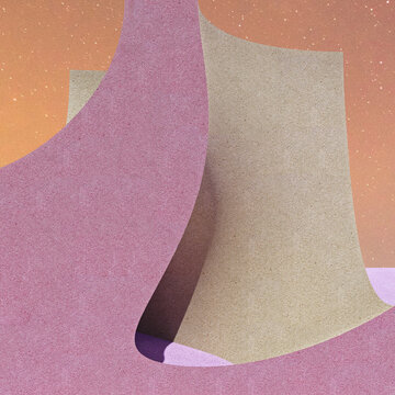 Pastel Scape Abstract Artwork