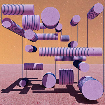 Pastel Scape Abstract Artwork