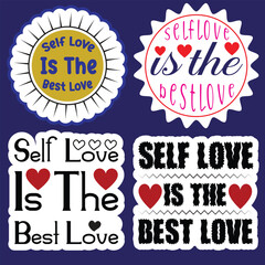 self-love is the best love sticker