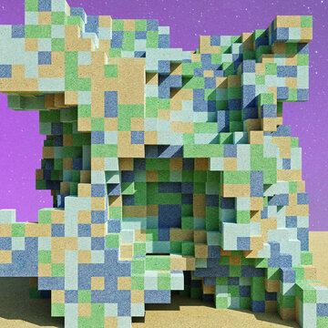 Pastel Scape Abstract Artwork