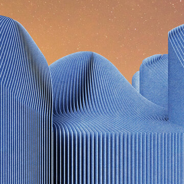 Pastel Scape Abstract Artwork