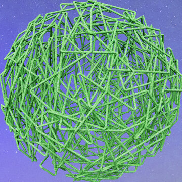 Pastel Scape Abstract Artwork