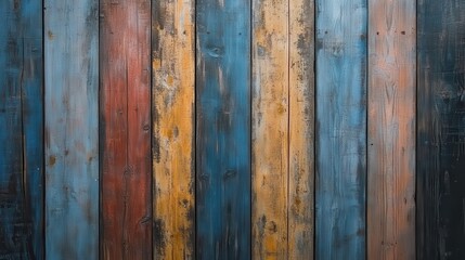 Colorful Wood Plank Wall Texture (16)