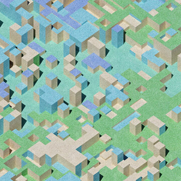 Pastel Scape Abstract Artwork