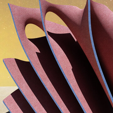 Pastel Scape Abstract Artwork