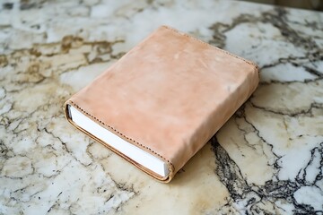 Beautiful Light Beige Leather Book Cover
