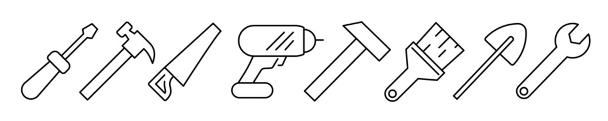 tools icon. tools icon set