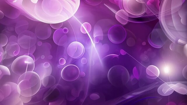 Abstract background. Trendy business website template with copy space. Nice purple texture with purple transparent stripes. Raster image. Smooth lines, circles