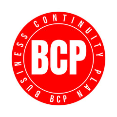 BCP business continuity planning symbol icon