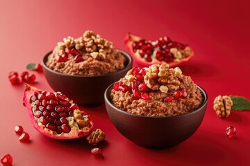 Walnut and Pomegranate Dessert: A Delicious Autumn Treat