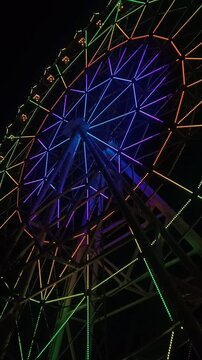 ferris wheel at night