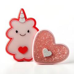 sweet pastel pink decoration of love