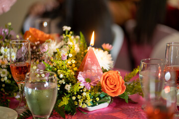 Flores de mesa