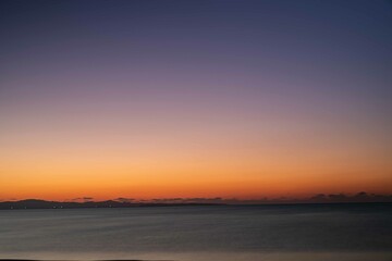 Fototapeta premium 野蒜海岸2月最後の日の出