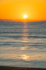 野蒜海岸2月最後の日の出