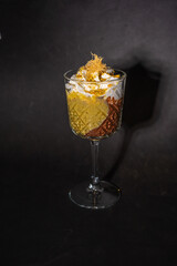 Dubai hot chocolate - in glass