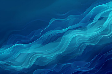 Background with abstract blue-blue waves.