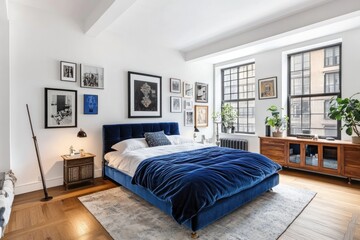 Modern New York Bedroom Interior