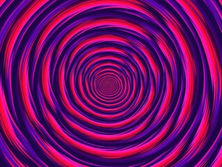 Hypnotic colorful spiral tunnel background image for design assets or creative projects with depth and movement
