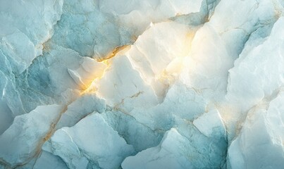 Naklejka premium Abstract icy texture with light crackles and a glowing effect.