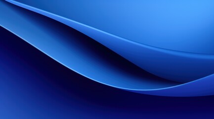 Obraz premium Abstract curves design in shades of blue for background, wallpaper, and digital use