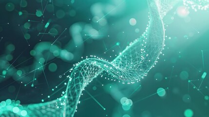 Abstract Digital Network with Bokeh