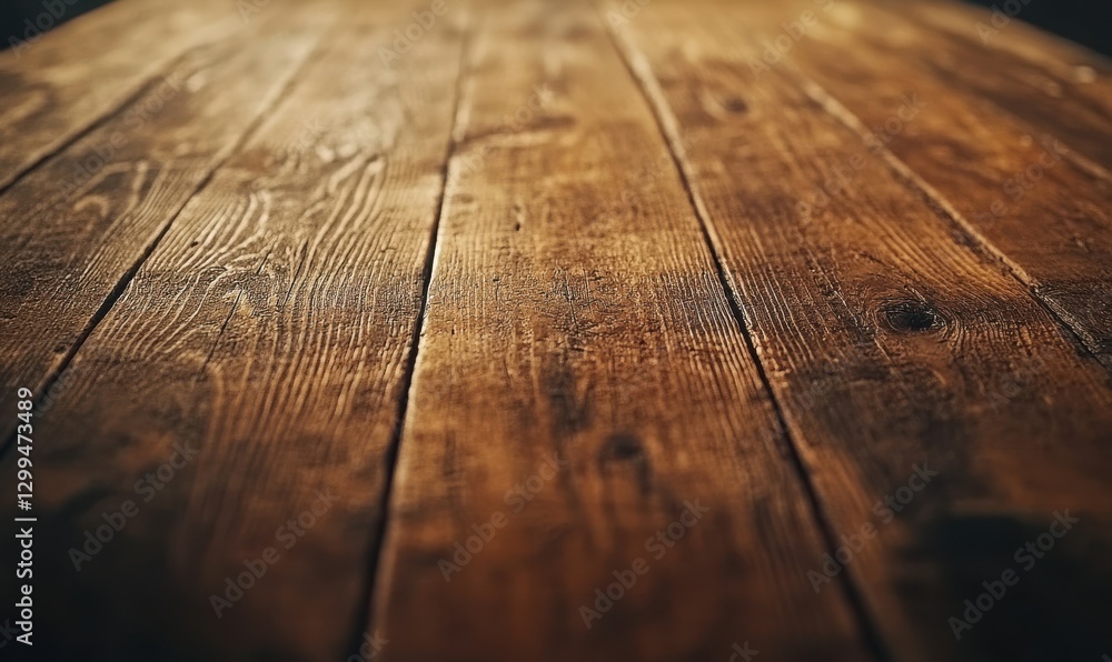 Aufkleber rustic wooden plank background with a weathered texture, styled with minimal elements to emphasize i