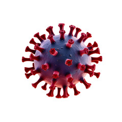 virus isolated on white