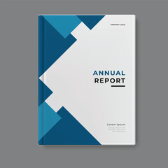 annual report business template cover design
