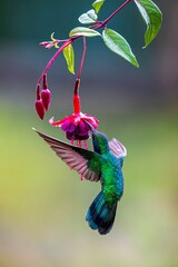 hummingbird in flight © Yuriko David