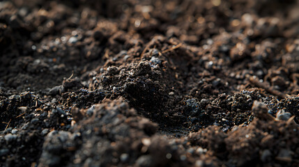 Rich, Nutrient-Dense Soil Perfect for Plant Growth and Agricultural Success