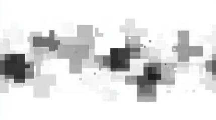 Modern cross pattern in gray over white, offering a fresh and sleek look. Ideal for various design projects.