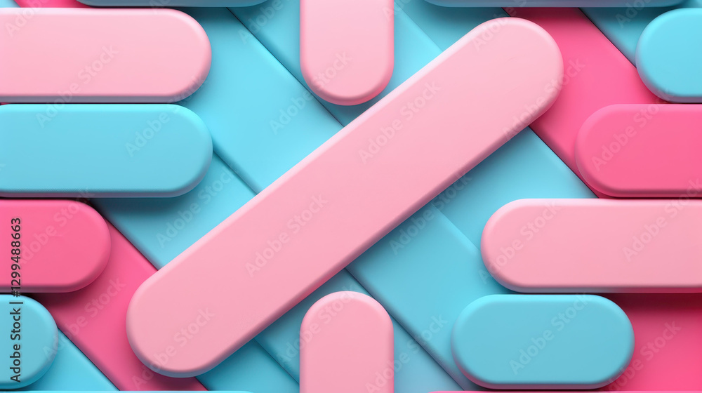 Poster discover a vibrant abstract background with pastel hues and intersecting shapes, perfect for any des