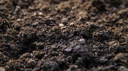 Rich, Nutrient-Dense Soil Perfect for Plant Growth and Agricultural Success